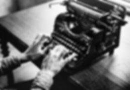 Blanco y Negro máquina de escribir