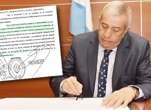 Quattropani habló de sincericidio: "Flagrancia está cerrado en la tarde"