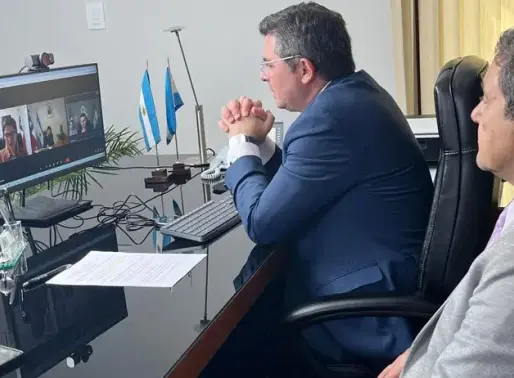 Orrego tuvo una reunión virtual con el nuevo gobernador de Coquimbo
