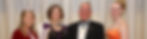 Image of three girls in formalwear along with a past grand master of masons.