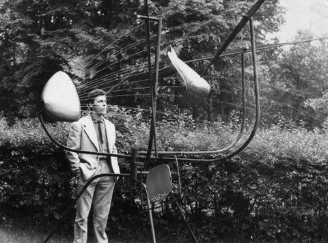 Hydrocyne, 1957
Movable iron fountain.
H.210 x D.200 cm
Former René Rasmussen collection. Private collection
© P. Hiquily - Hiquily Archives