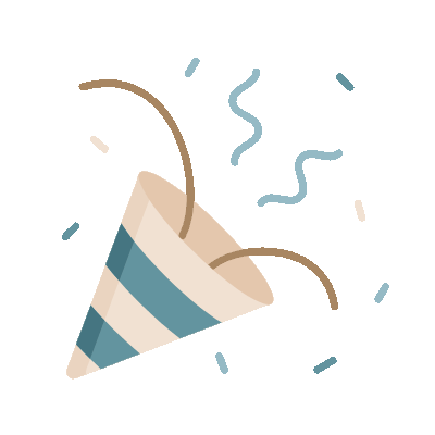 animated confetti cannon