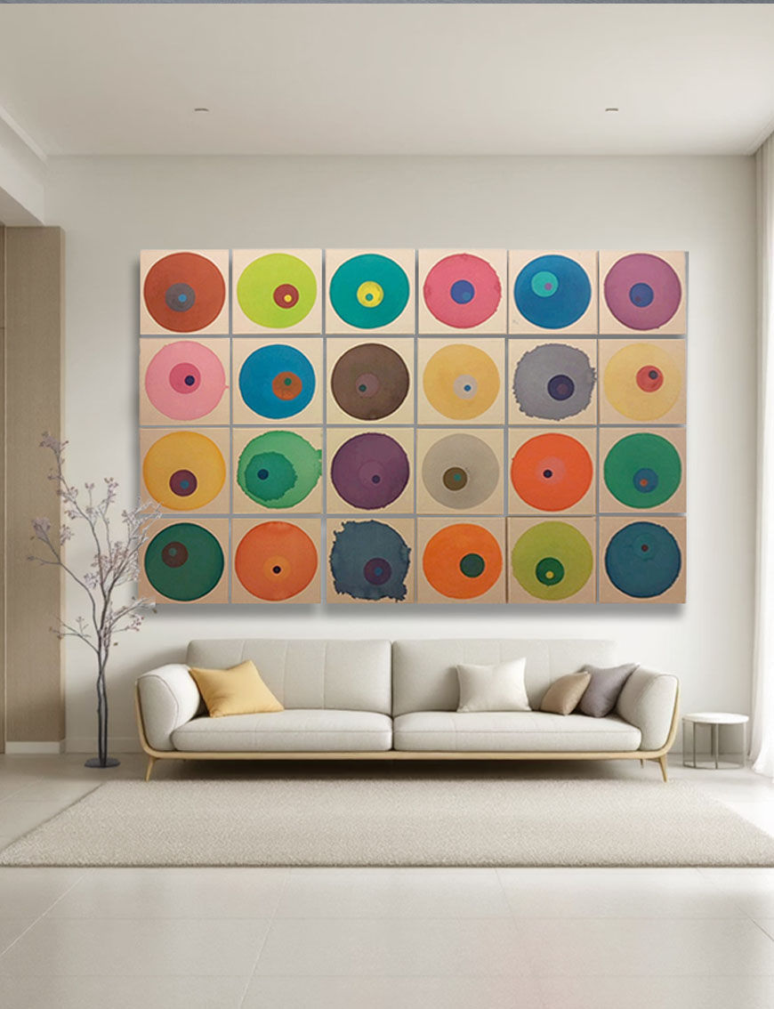 El punto como protagonista. Instalación_Estudio_Alan_Lacke_Arte&Diseño.Estudio de Arte&Diseño, Estudio Alan Lacke,Arte contemporáneo,Estudio de escenografïa,Diseño con propósito.