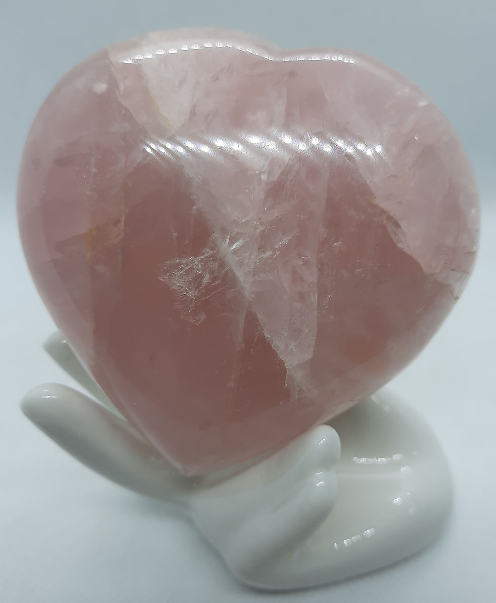 Thumbnail: Rose Quartz Heart (large)