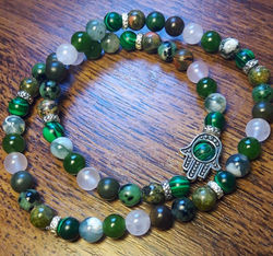 Heart Chakra Ahimsa Double Wrap $38