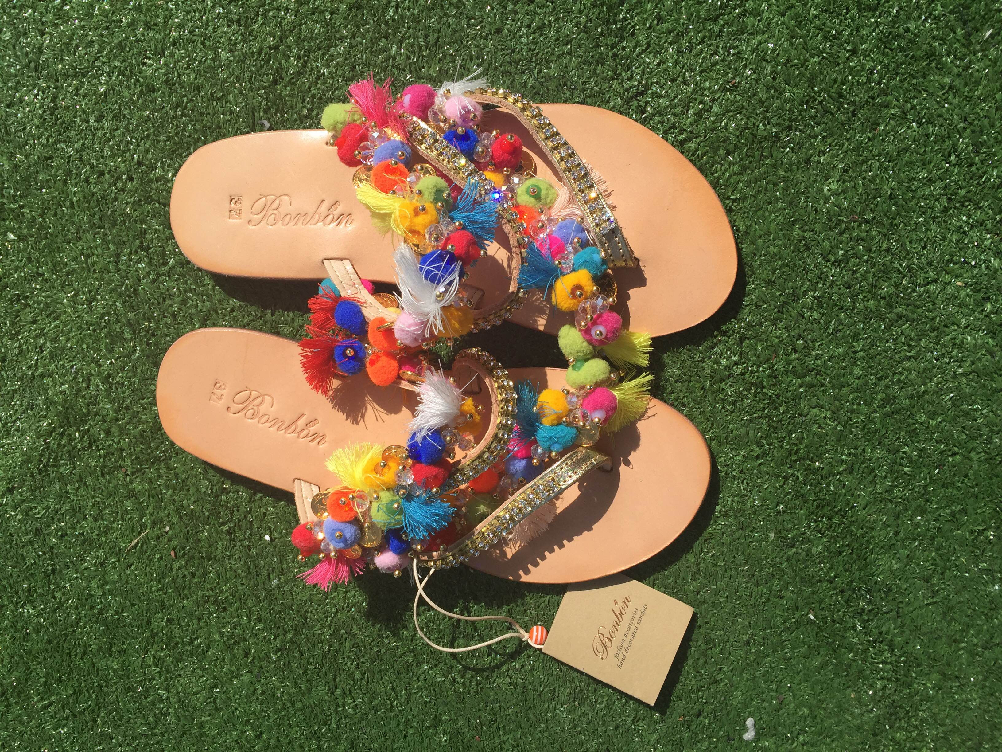 BonBon Leather Sandals