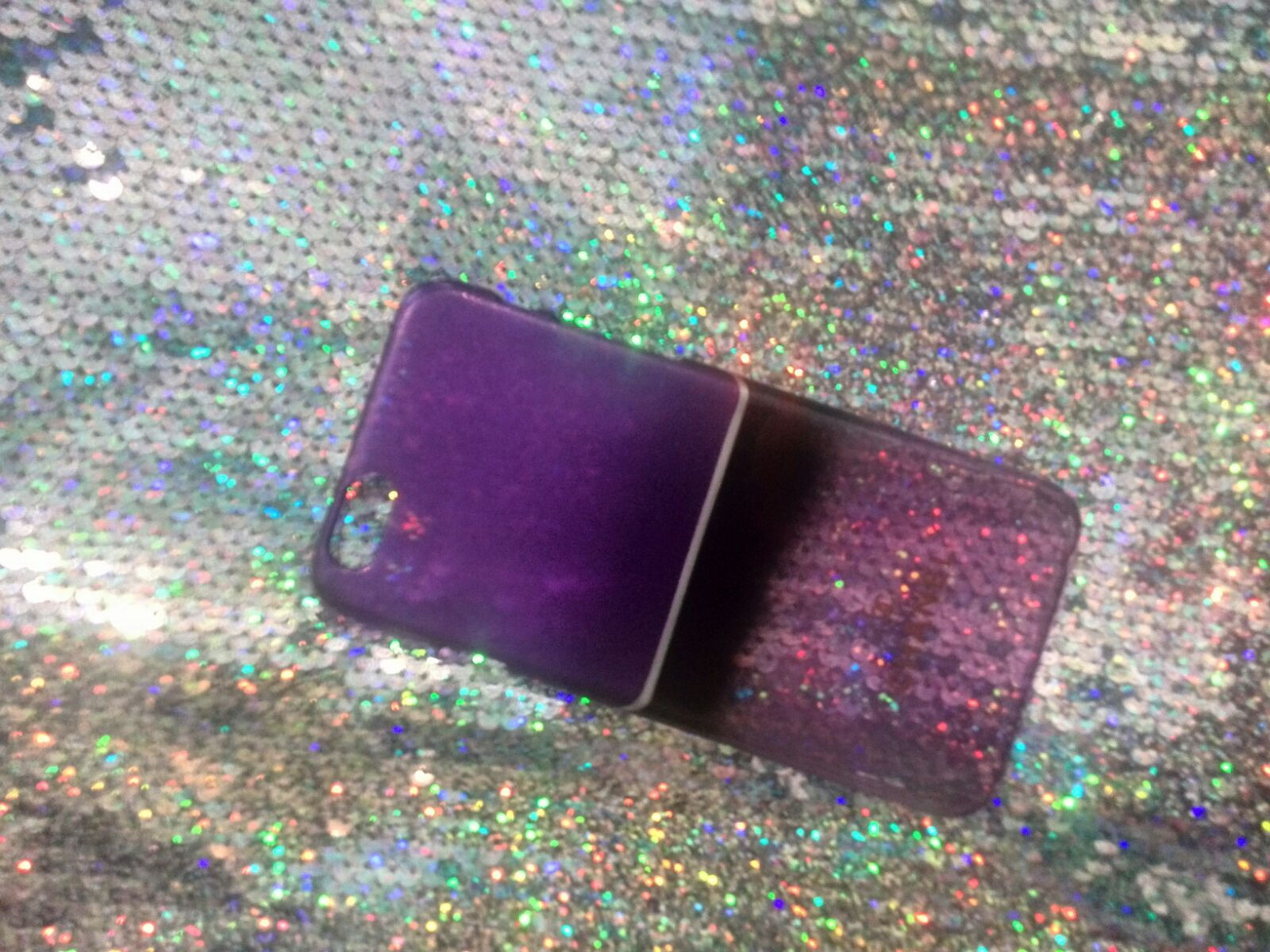 Purple Transparent iPhone Case