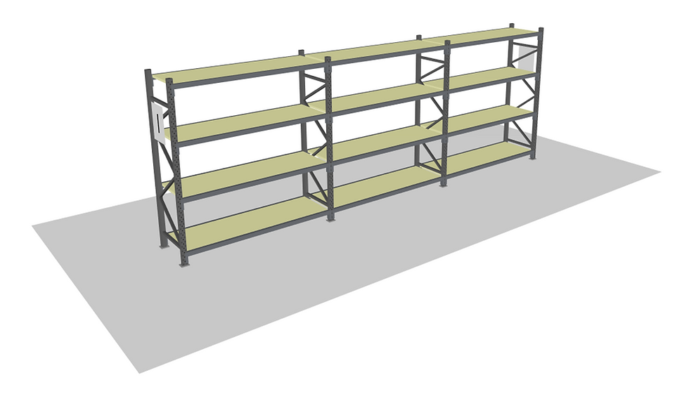 Thumbnail: Shipping Container Shelving - 20-Foot