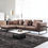 Thumbnail: OSLO modular leather lounge configuration – premium leather sofa design