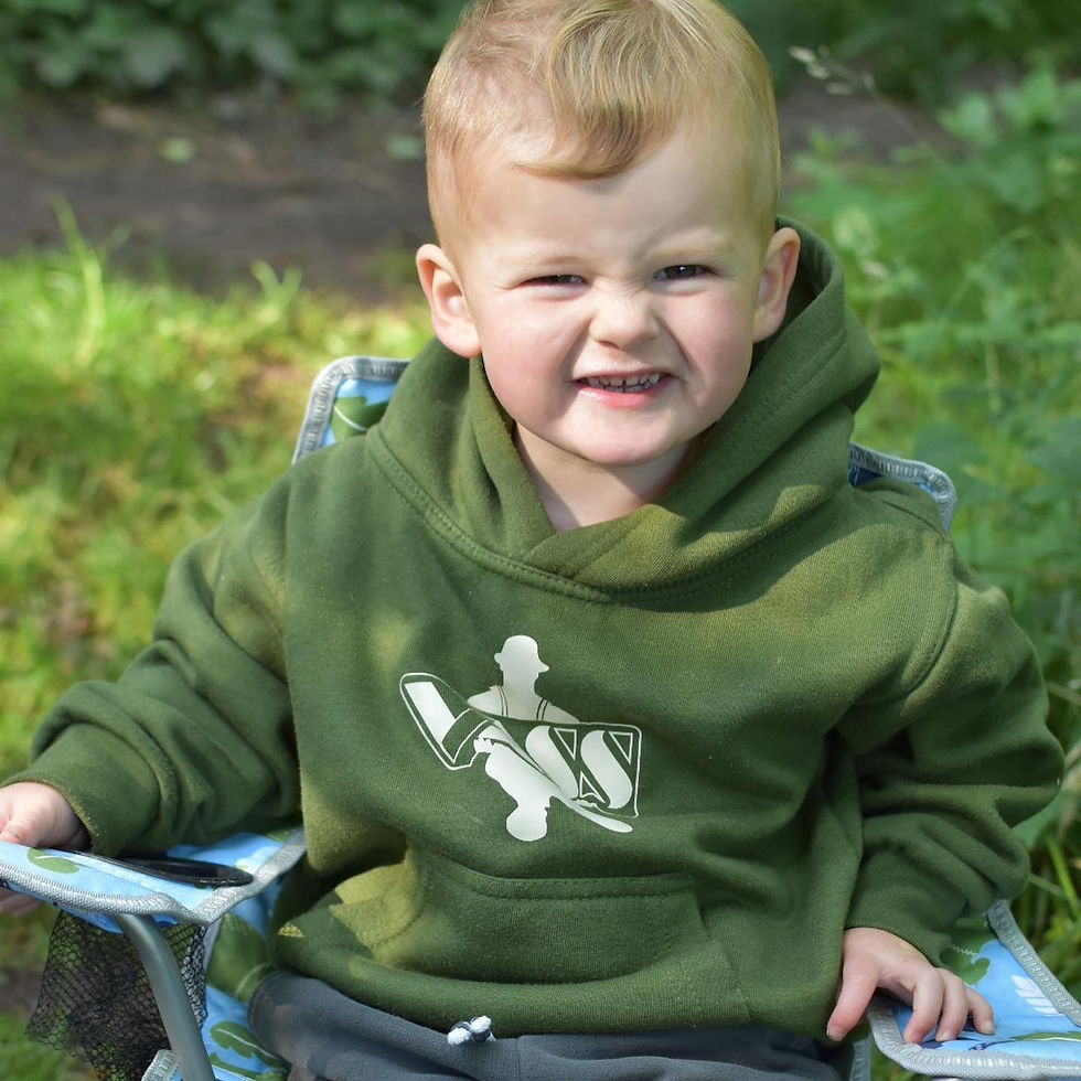 Thumbnail: Vass Waders and Rainwear Vass Merchandise Store Kids Children's Fishing Hoodie