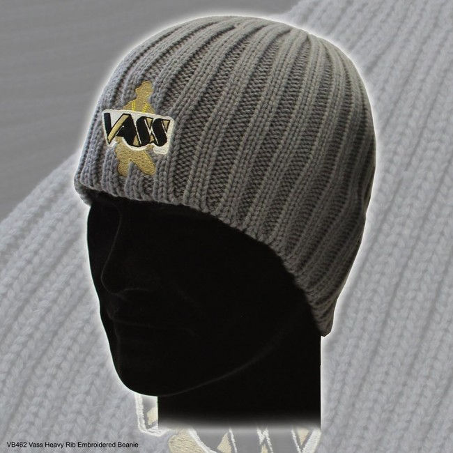 Thumbnail: Vass Waders and Rainwear quality embroidered beanie fishing hat