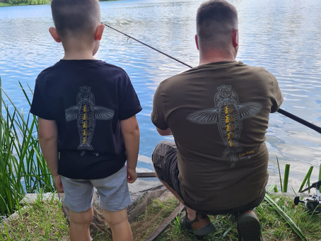 Vass Carp Rising Kids Fishing Tee Shirt