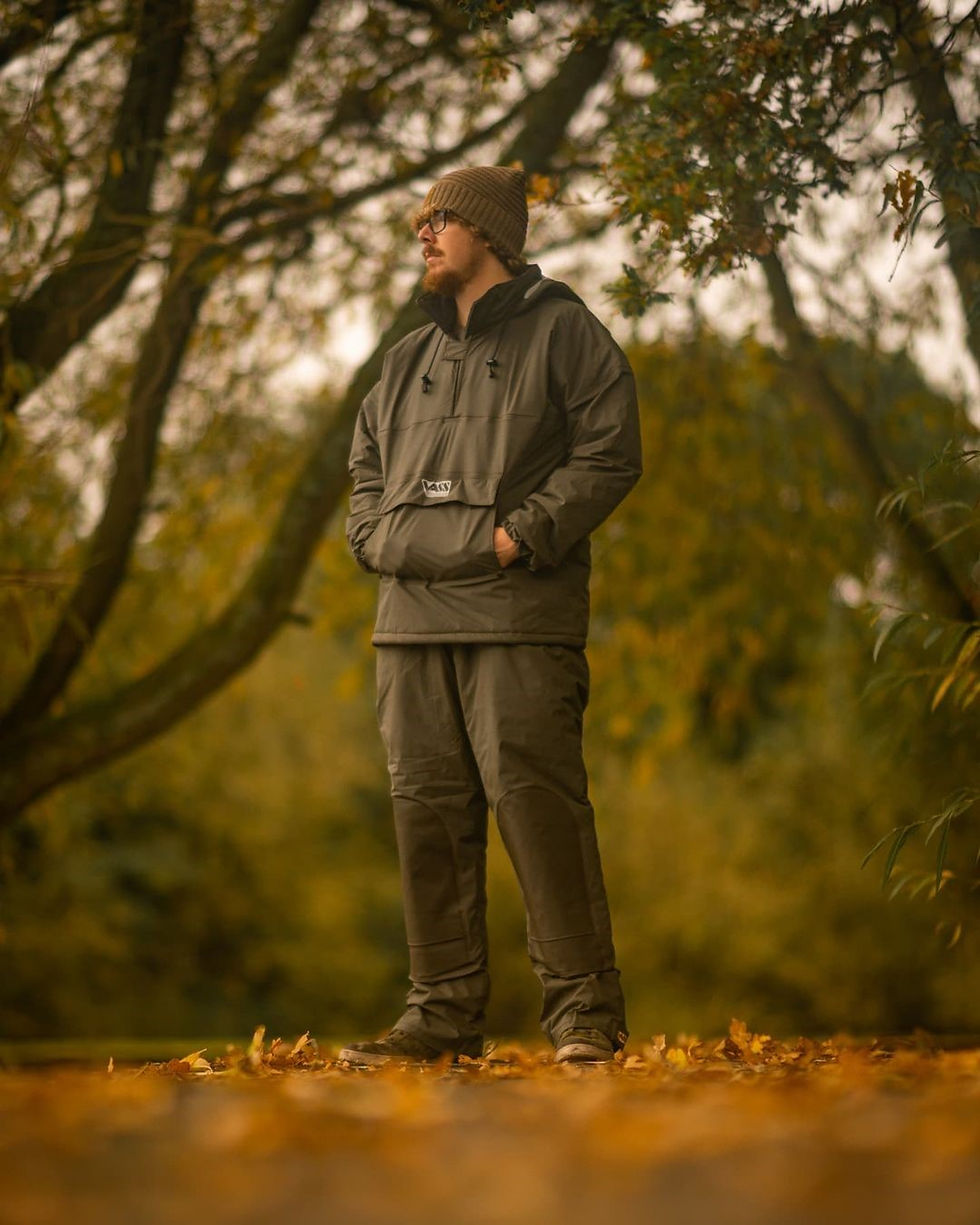 Thumbnail: Vass 175 Winter Khaki Smock – waterproof, windproof, and winter-lined smock for anglers and outdoor professionals