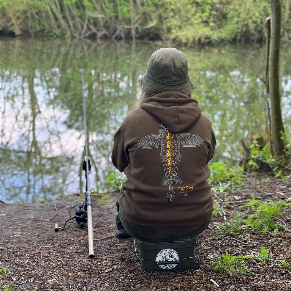 Vass Kids ‘Carp Rising’ hoodies. The ‘cool’ way to keep ‘kids’ warm during their fishing adventures!