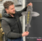 Thumbnail: XLarge Vass Carp Rising sticker, laser-cut and professional quality, designed for vans, cars, windows, and personal spaces