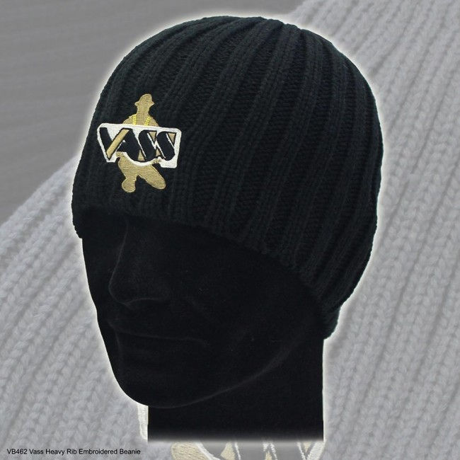 Thumbnail: Vass Waders and Rainwear quality embroidered beanie fishing hat