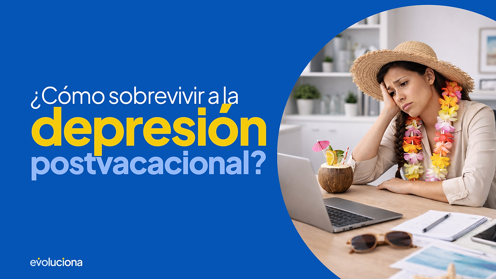 ¿Cómo evitar la depresión post-vacacional?