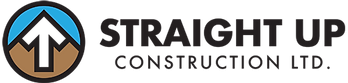 straight up construction logo