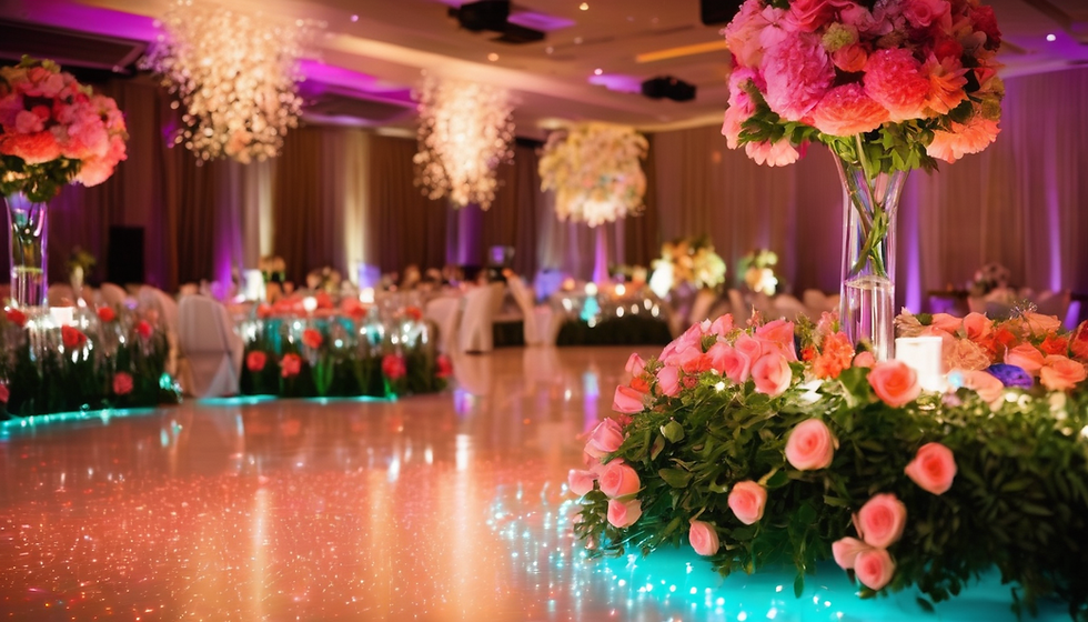 Vibrant Wedding Reception Celebration