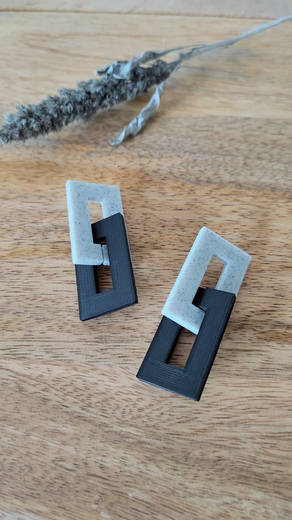 Boucles d'oreilles Link Square Mix&Match