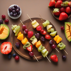 Rainbow Fruit Skewers