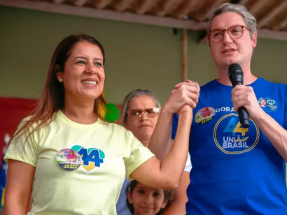 Fim de semana agitado dos candidatos Dr. Lucas e Aleandra em Águas Lindas.
