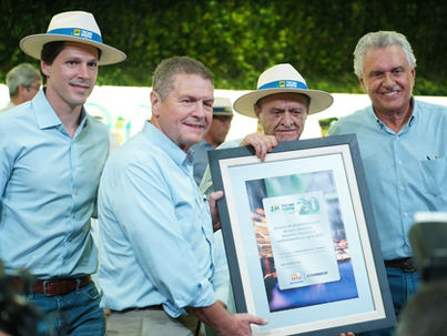 Governador Caiado reforça prioridade ao agro na Tecnoshow