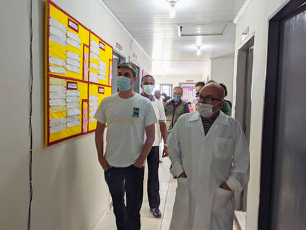 PREFEITURA FAZ LEVANTAMENTO SOBRE OS PRINCIPAIS PROBLEMAS DA UBS DO JARDIM PARAÍSO