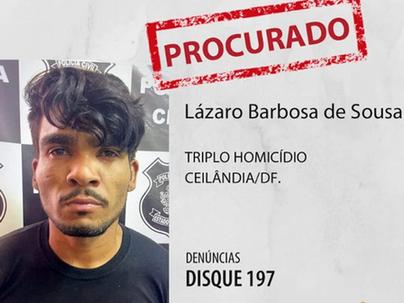 Denúncia leva PMDF a procurar autor de triplo homicídio em condomínios