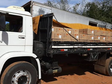 PRF apreende quase 9 mil kg de explosivos irregulares na BR-153 em Goiás