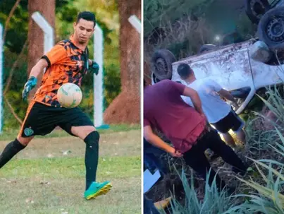 Jogador de futebol de 17 anos morre após acidente em rodovia de Goiás