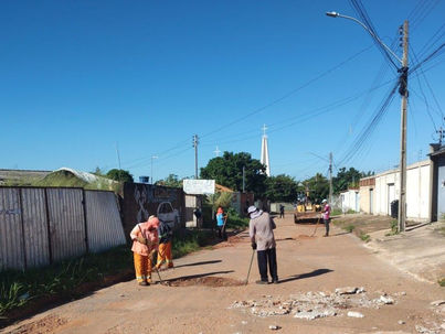 Prefeitura intensifica obras de infraestrutura nos Setores 03 e 12 em Águas Lindas