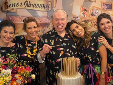 Silvio Santos ganha festa do pijama no aniversário de 90 anos