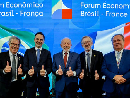 Empresários franceses prometem a Lula investir R$ 100 bi no Brasil