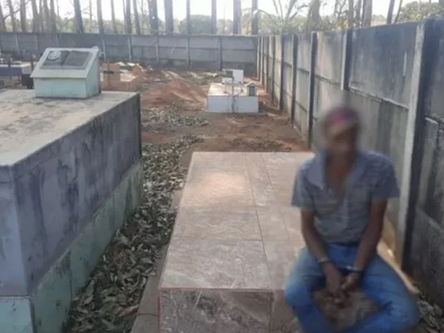 Foragido da Justiça é preso dormindo em cima de túmulo em cemitério em Goiás