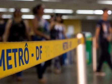 Homem é baleado após tentativa de invasão em estação do Metrô-DF