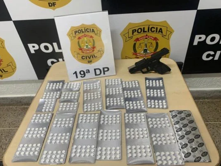 Comerciante é preso com 600 comprimidos de “corujão extra forte” no DF