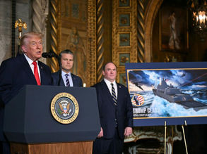 Trump anuncia nova classe de navios de guerra com seu nome