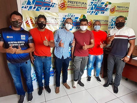 Transição da Secretaria de Esporte e Lazer em Águas Lindas