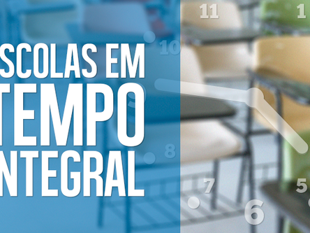 Ensino médio recebe recursos do Ministério da Educação para funcionar em tempo integral
