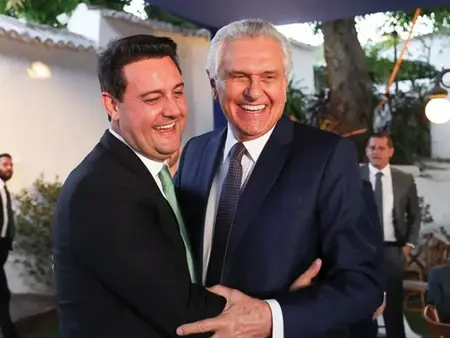 Ratinho Jr. declara apoio a Caiado e reforça escolha do PSD para 2026