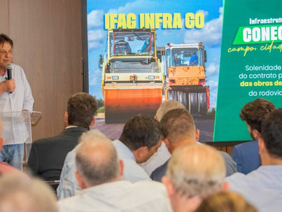 Assinado contrato para pavimentação da GO-147