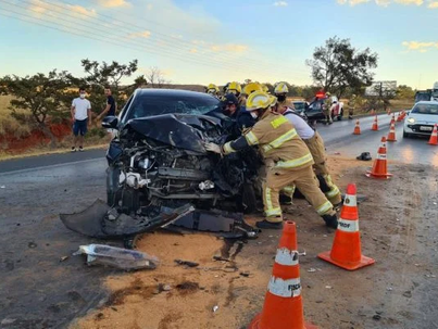 No DF Criança de 5 anos sofre traumatismo craniano em acidente