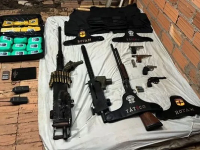 PMGO apreende metralhadora que pode atravessar blindado