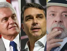 Pesquisa aponta empate técnico entre Ronaldo Caiado e Flávio Bolsonaro em Goiás