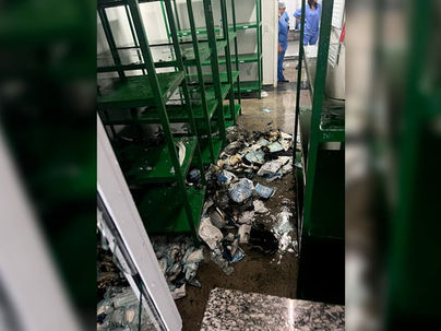 Incêndio atinge hospital em Goiás com mais de 70 pacientes internados.