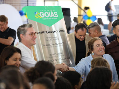 Nova sede do Colégio Estadual Maria do Carmo Lima é entregue em Águas Lindas de Goiás