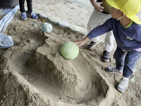 砂場遊び
