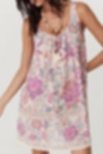 Floral Print Tank Dress