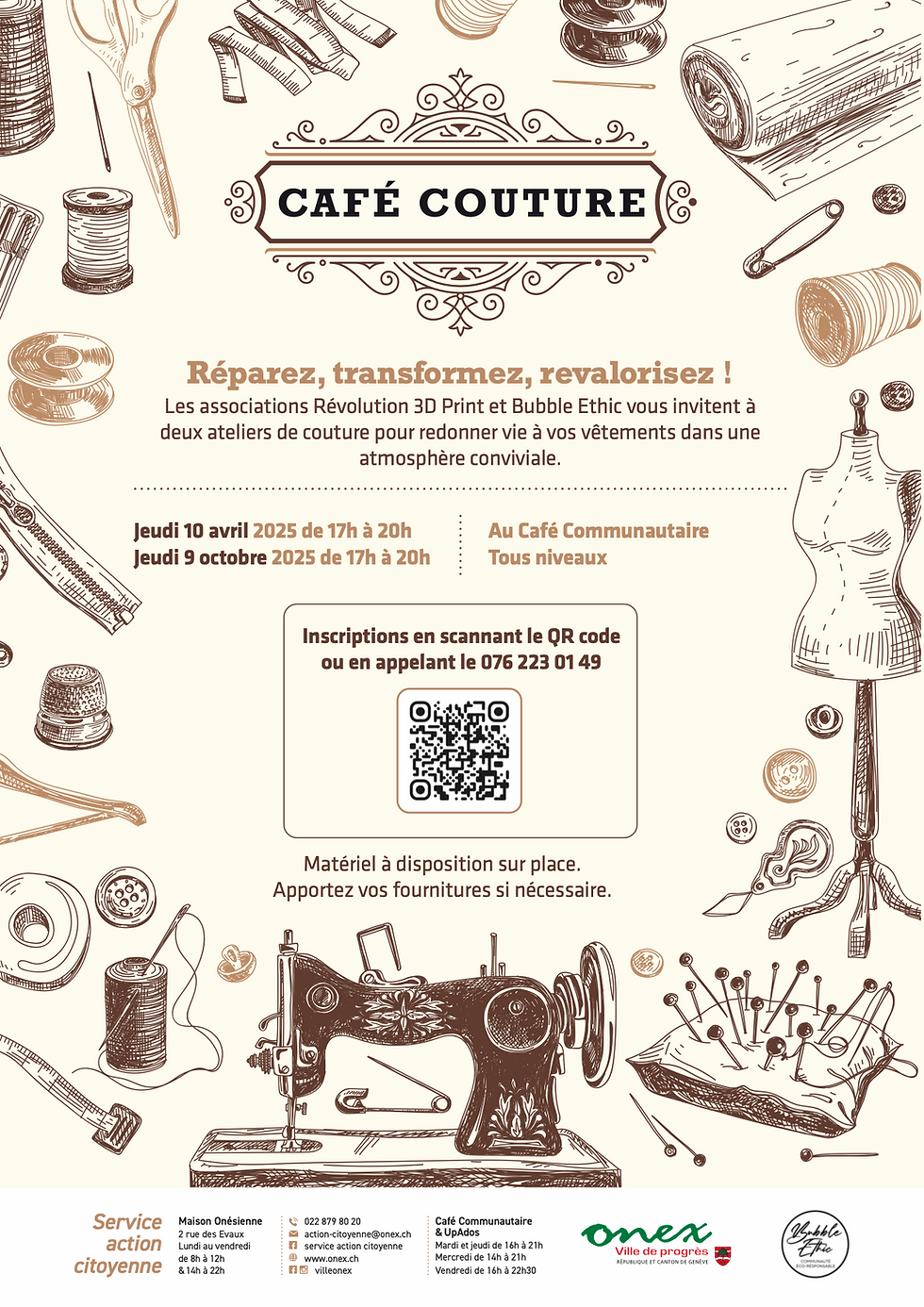 Café Couture du 9 octobre 2025